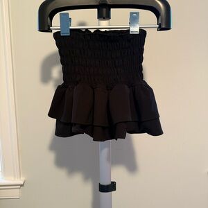 Black Ruffled skirt